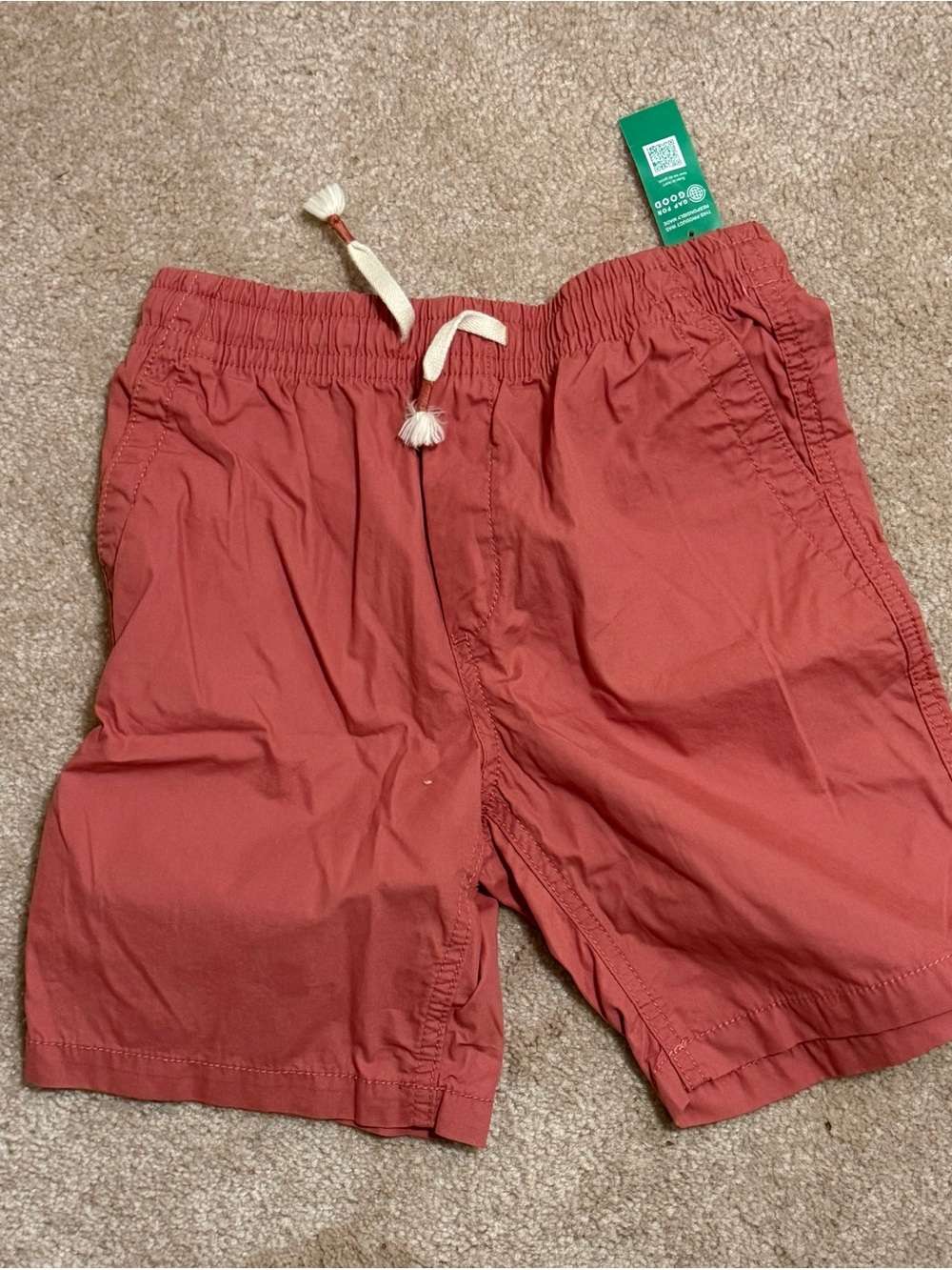 NWT GAP Kids Drawstring Red shorts  - size 10